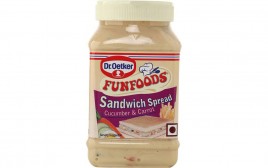Dr. Oetker Fun foods Sandwich Spread Cucumber & Carrot  Plastic Jar  275 grams
